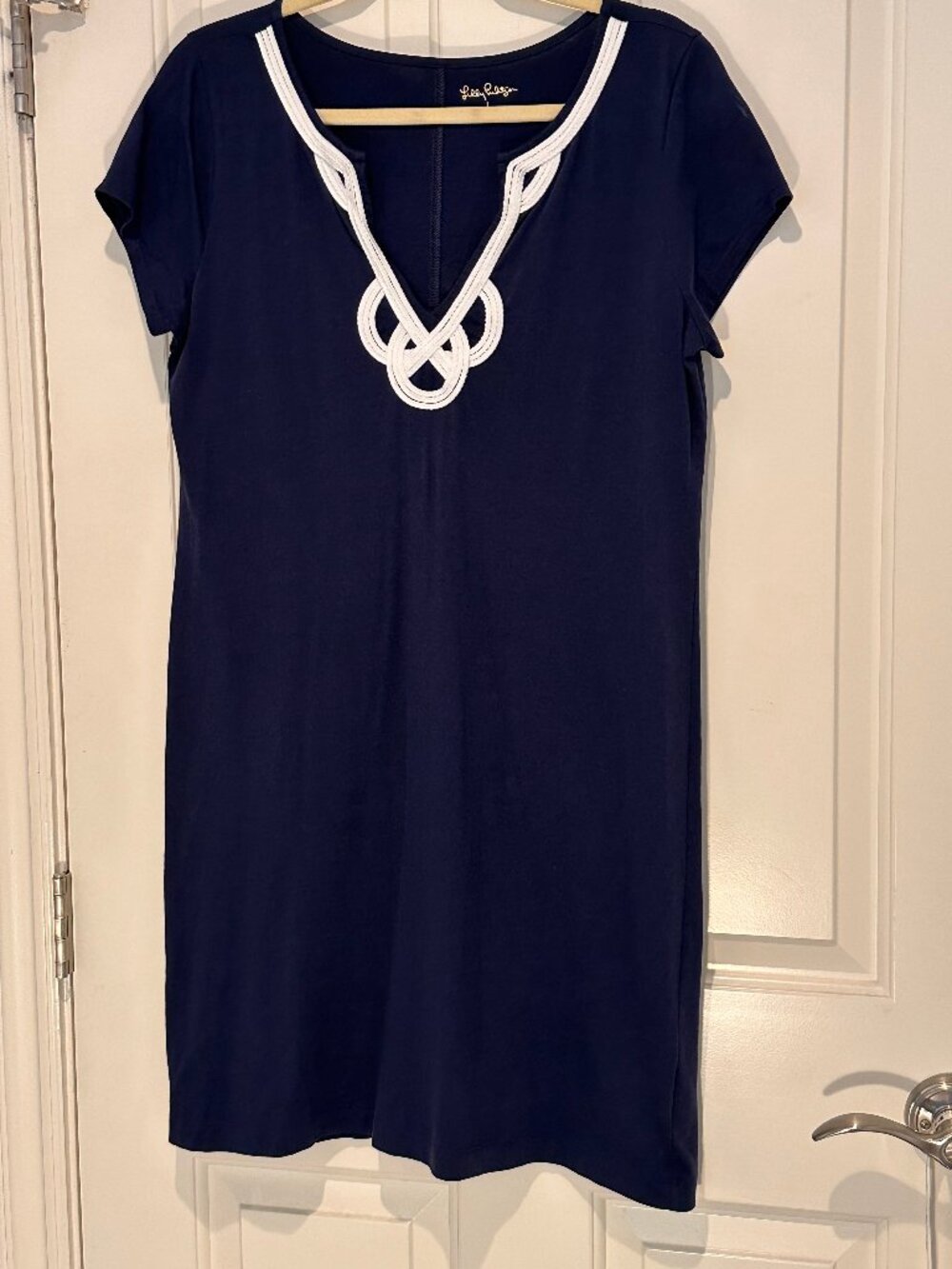 Lilly Pulitzer Coastal Navy knit mini dress, size L